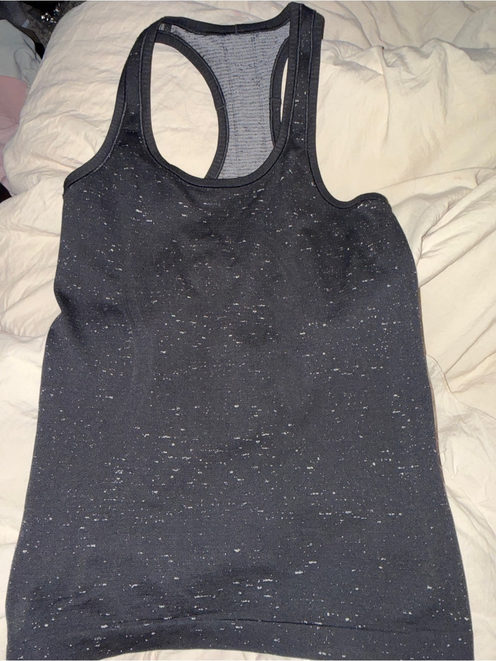🍋🍋Lululemon Swiftly Tech Racerback White / Black, like new, sz 4 - Picture 6 of 10